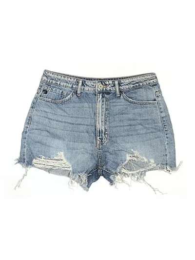 Pre-owned Kancan Jeans Denim Shorts In Blue