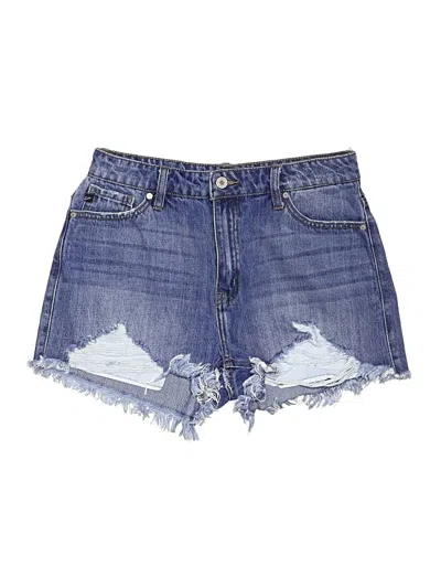 Pre-owned Kancan Jeans Denim Shorts In Blue