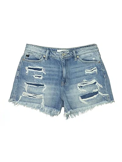 Pre-owned Kancan Jeans Denim Shorts In Blue