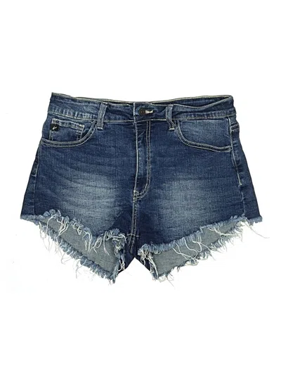 Pre-owned Kancan Jeans Denim Shorts In Blue