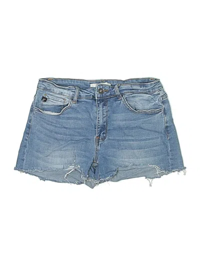 Pre-owned Kancan Jeans Denim Shorts In Blue