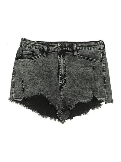 Pre-owned Kancan Jeans Denim Shorts In Gray