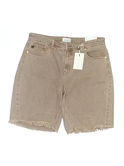 Pre-owned Kancan Jeans Denim Shorts In Tan