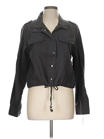 Kancan Jeans Jacket In Black
