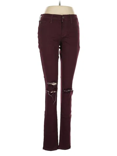 Pre-owned Kancan Jeans Jeans In Burgundy