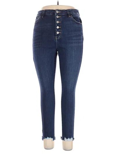 Pre-owned Kancan Jeans Jeggings In Blue