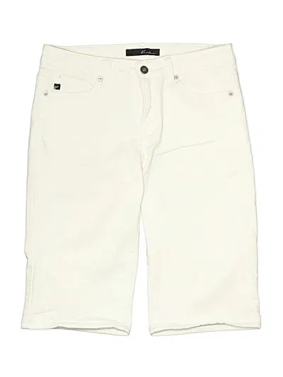 Pre-owned Kancan Jeans Khaki Shorts In White