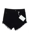 Kancan Jeans Shorts In Black