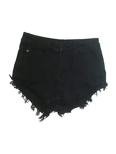 Pre-owned Kancan Jeans Shorts In Black