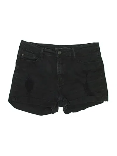 Pre-owned Kancan Jeans Shorts In Black