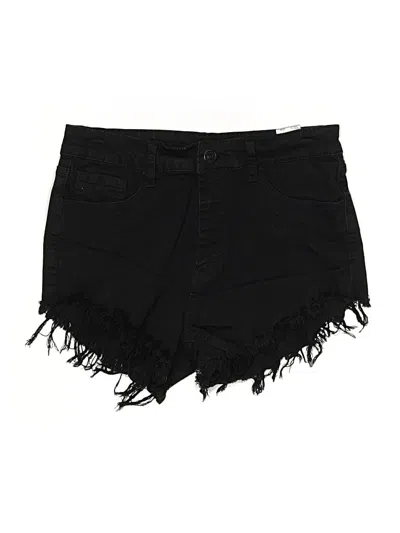 Pre-owned Kancan Jeans Shorts In Black