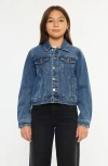 Kancan Jen Denim Jacket In Blue