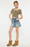 Kancan Junie High Rise Shorts In Animal Print