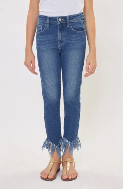 Kancan Junnie High Rise Ankle Skinny Jeans In Blue