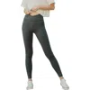 Kancan Karina Mid Rise Active Leggings In Green