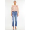 Kancan Kathleen Essentials High Rise Slim Straight Jeans In Blue