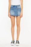 Kancan Keelan Cross Over Skort In Medium Wash