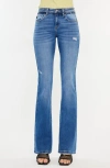 Kancan Kiera Mid Rise Bootcut Jeans In Blue
