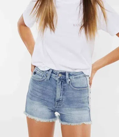 Kancan Lola Short In Medium Wash In Multi