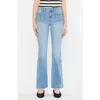 Kancan Lux High Rise Bootcut Jeans In Blue