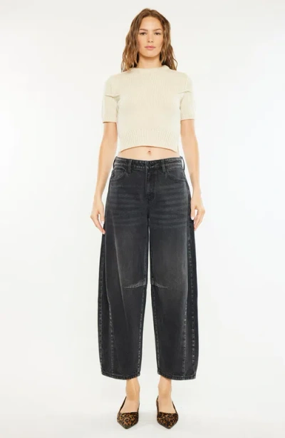Kancan Luz High Rise Horseshoe Jeans In Black