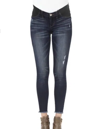 Kancan Maternity Jeans In Dark Blue