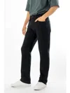 Kancan Men's Classic Straight Jeans In Black In Black