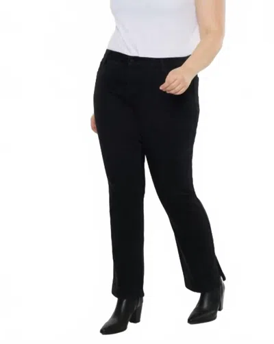 Kancan Mid Rise Bootcut Jeans In Black