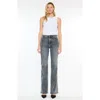 Kancan Misty Ultra High Rise Flare Jeans In Gray