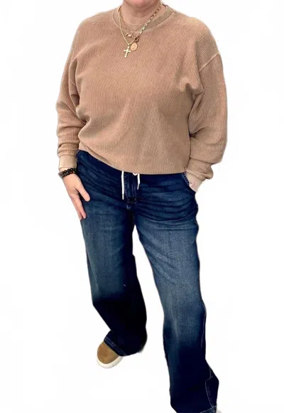 Kancan On Repeat Jeans In Dark Wash In Blue