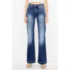 Kancan Alana Wide Bootcut Jean In Denim Blue In Medium Wash