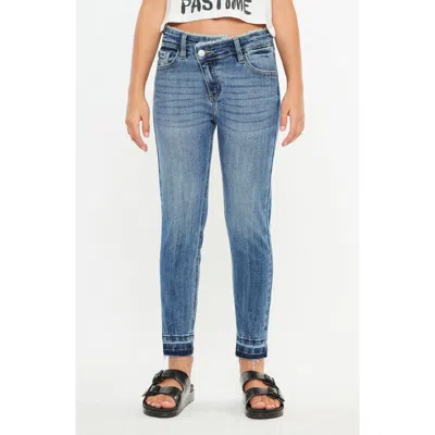 Kancan Pomey High Rise Ankle Skinny Jeans In Blue