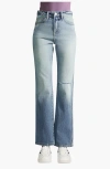 Kancan Premier Poppi Premier Ultra High Rise Bootcut Jeans In Medium Wash