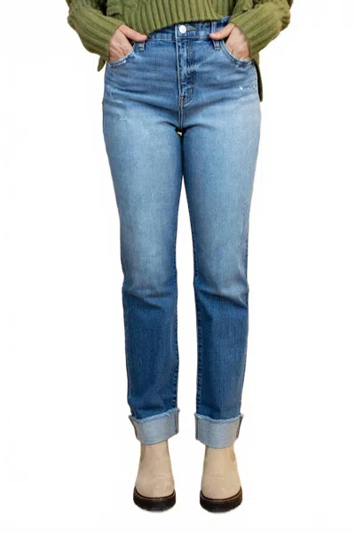 Kancan Remi High Rise Jeans In Denim In Blue