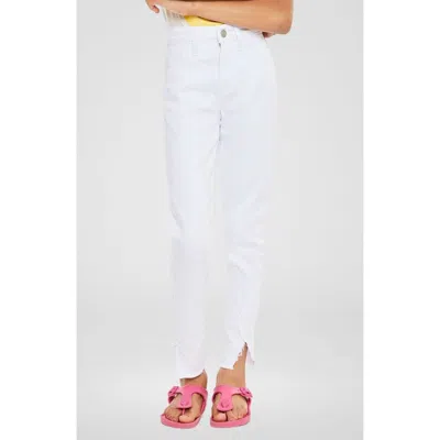 Kancan Rio High Rise Ankle Skinny Jeans In White
