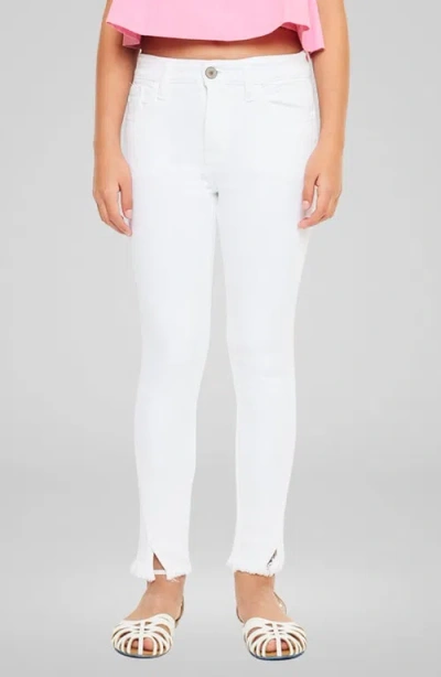 Kancan Kids'  Rocket High Rise Ankle Skinny Jeans In White