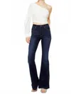 Kancan Roel High Rise Super Flare Jeans In Blue In Blue