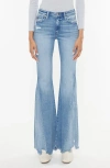 Kancan Cinthia Ultra High Rise Super Flare Jeans In Blue