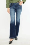 Kancan Michelle High Rise Flare Jeans In Dark Wash