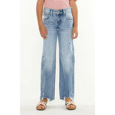 Kancan Kids'  Rue Mid Rise True Straight Jeans In Blue