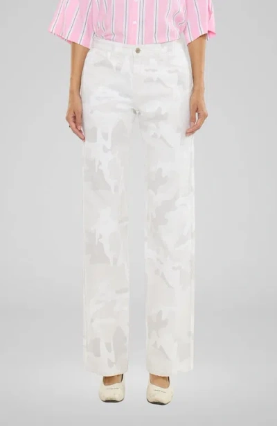 Kancan Solar Low Slung Baggy Jeans In White