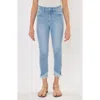 Kancan Summer High Rise Ankle Skinny Jeans In Blue