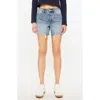 Kancan Tamara High Rise Shorts In Medium Wash