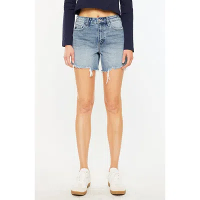 Kancan Tamara High Rise Shorts In Medium Wash