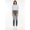 Kancan Taryn High Rise Cigarette Leg Jeans In Gray