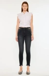 Kancan Tiara High Rise Ankle Skinny Jeans In Black