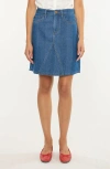 Kancan Trina High Rise Skirt In Blue