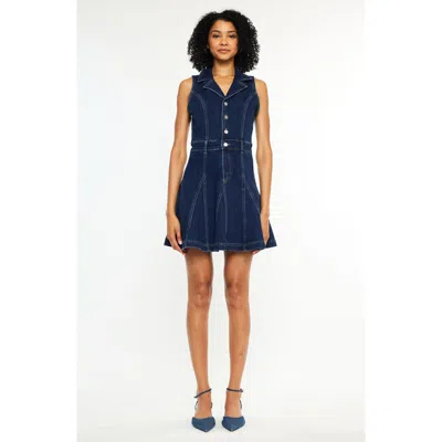 Kancan Tyla Sleeveless Mini Dress In Blue