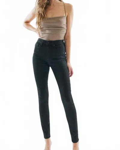 Kancan Ultra High Rise Super Skinny Stretch Jeans In Black In Blue
