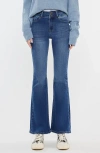 Kancan Vida High Rise Flare Jeans In Medium Wash